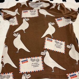 Mini Rodini Pigeon Tshirt, Sz 5-7